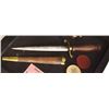 Image 4 : Gamblers Display Box w/Pepperbox Pistol and Knife