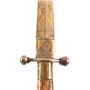 Image 7 : German Dirk Style Dagger with Gold Plate