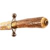 Image 9 : German Dirk Style Dagger with Gold Plate