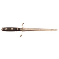 Double Edge Dagger w/S guard and Wooden Handle