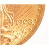 Image 3 : 1908 Walking Liberty $20 Gold Coin