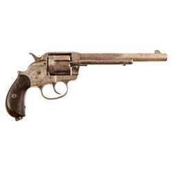 Engraved Colt Model 1878 DA .45 Revolver