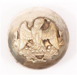 Mexican Silver Uniform button with Eagle and Snake