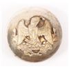 Image 1 : Mexican Silver Uniform button with Eagle and Snake