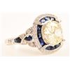Image 2 : Sapphire & Diamond Ring 2.85ct