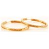 Image 3 : 18k Yellow Gold Diamond Earring Set
