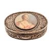 Image 1 : Engraved Silver Cameo Case