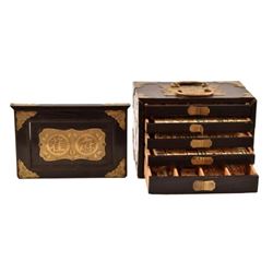 Antique Mahjong Cased Set