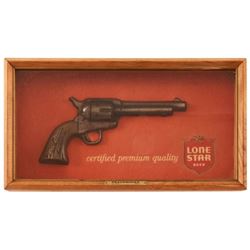 Lone Star Beer Colt 45 Peacemaker Sign