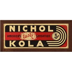 Nichol Kola Tin Sign Framed
