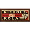 Image 1 : Nichol Kola Tin Sign Framed