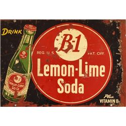 B-1 Lemon Lime Soda Tin Sign