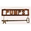 Image 1 : Myers Pumps Advertisement w/Key Hanging Sign