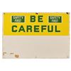 Image 1 : Safety First Be Careful Porcelain Sign