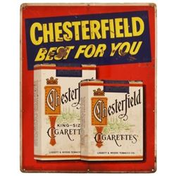 Chesterfield Best For You Tin Sign