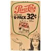 Image 1 : Pepsi-Cola 6 Pack Cardboard Advertising Sign