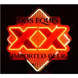 Dos XX Imported Beer Neon