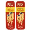Image 1 : Old Gold Cigarette Advertising Door Push