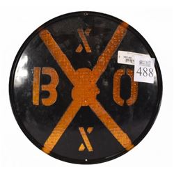 B&O Rail Road Celluloid Reflector