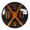 Image 1 : B&O Rail Road Celluloid Reflector