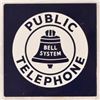 Image 2 : Public Telephone Double Side Porcelain Flange Sign