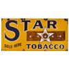 Image 1 : Star Tobacco Porcelain Sign