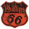 Image 2 : Phillips 66 Double Sided Porcelain Sign