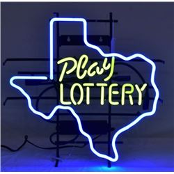 Texas Lottery Neon Sign