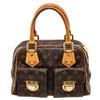 Image 1 : Louis Vuitton Monogram Canvas Leather Manhattan PM Bag