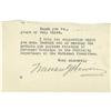 Image 1 : Warren G. Harding: Portion of Typed Letter Signe Warren G. Harding: Portion of Typed Letter Signed M
