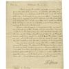 Image 1 : Thomas Jefferson Autographed Letter Thomas Jefferson (1743-1826) President and author of the Declara