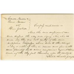 Abraham Lincoln. Autograph Document Signed Abraham Lincoln. Autograph Document Signed "Stuart & Linc