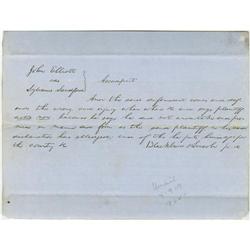 Abraham Lincoln. Autograph Document Signed Abraham Lincoln. Autograph Document Signed