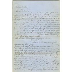 Abraham Lincoln. Autograph Document Signed Abraham Lincoln. Autograph Document Signed twice "Davis, 