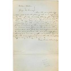 Abraham Lincoln. Autograph Document Signed Abraham Lincoln. Autograph Document Signed "Davis, Linder