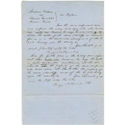 Abraham Lincoln. Autograph Document Signed Abraham Lincoln. Autograph Document Signed twice "Jones &