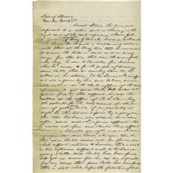 Abraham Lincoln. Autograph Endorsement Signed Abraham Lincoln. Autograph Endorsement Signed "And the