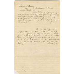 Abraham Lincoln. Autograph Document Signed Abraham Lincoln. Autograph Document