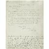 Image 1 : Rare Autographed Letter of Lincolns Friend [Abraham Lincoln] Joshua Fry Speed: Extremely Scarce Auto