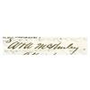 Image 5 : William McKinley Autograph Document Signed. William McKinley Autograph Document Signed (twice), as t