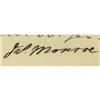 Image 2 : James Monroe Letter Signed Runaway Slaves 1814 Important 1814 James Monroe Letter Signed Regarding R