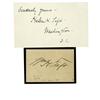 Image 3 : William and Helen Taft Signature Lot. (3 Items) William and Helen Taft Signature Lot.