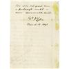 Image 2 : John Tyler Autographed Letter John Tyler (1790-1862) President, Autograph Letter Signed