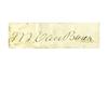 Image 2 : Martin Van Buren Free Frank and Signature Martin Van Buren Free Frank and Signature.