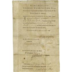 George Washington Document Signed: G. Washington  George Washington Document Signed 