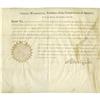 Image 1 : George Washington and James Wilson DS. George Washington Document Signed, as president, partially pr