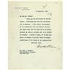 Image 1 : Woodrow Wilson Letter, as President, Referring t Woodrow Wilson Letter, as President, Referring to H