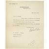 Image 1 : Woodrow Wilson TLS after His Presidency 1921 Woodrow Wilson Typed Letter Signed Dating from Just Aft