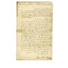 Image 1 : John Armstrong (1725-1795) Autograph Letter Reporting on a deadly Indian raid in Pennsylvania in 175