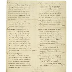 Declaration Signer George Clymer Autograph Doc. Declaration Signer George Clymer Autograph Document.